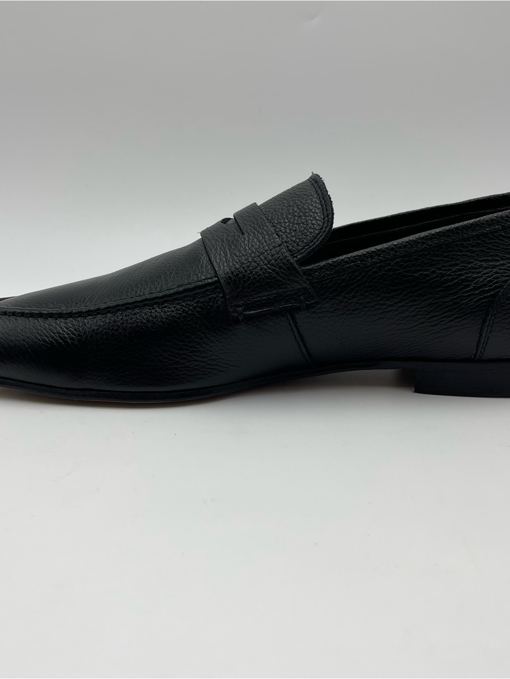 TO BOOT NEW YORK “DEVILLE” -SZ 12-Black pebbled Leather- Penny Loafers MSRP $450 - Picture 6 of 16